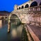 Grand Canal and Rialto Bridge at Dawn, Venice Italy