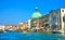 Grand Canal Saint Simeone Church Boats Ferries Venice Italy