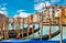 Grand canal in Venice with gondola boat