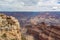 Grand Canyon - Massive rock formation with panoramic view of O Neill Butte seen from South Kaibab hiking , Arizona, USA