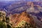 Grand Canyon National Park, Arizona as darkness falls