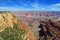 Grand Canyon National Park, Arizona, Desert Landscape Panorama from Pipe Creek Vista near Yaki Point, UNESCO Site, Southwest, USA