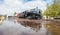 Grand canyon retro train in Williams Arizona station. US