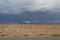 Grand Canyon: A storm approaches on the horizon.