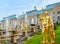 Grand Cascade in Peterhof palace, Saint Petersburg, Russia