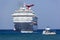 Grand Cayman Island Different Size Ships