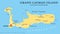 Grand Cayman Island Political Map