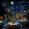 Grand Celestial Soiree in a Magical Moonlit Garden