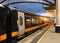 Grand Central train in York railway station