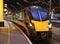 Grand Central train in York railway station