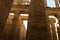 Grand columns of Karnak temple