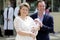 Grand Duchess Stephanie of Luxembourg and Grand Duke Guillaume of Luxembourg leave the hospital