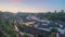 Grand Duchy of Luxembourg city skyline sunrise time lapse at Grund