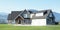 Grand Expensive Country Farmhouse Mansion New White Home House Chilliwack Canada