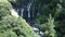 The Grand Galet waterfall or Langevin waterfall on Reunion Island