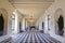 Grand gallery interior of Chenonceau castle in Loire valley, France