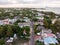 Grand Gaube, Mauritius aerial photo