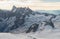 Grand Jorasses, Mont Blanc massif, mountain range in the Alps