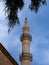 Grand minaret tower of Neratze mosque in Rethymno, Greece