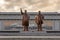 The Grand Monument on Mansu Hill in Pyongyang, North Korea