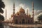 The Grand Mosque in the city of Abu Dhabi. ai generated