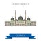 Grand Mosque of Conakry in Guinea flat web vector