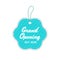 Grand opening invitation tag coronavirus quarantine is over advertising campaign concept