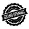 Grand Opening rubber stamp