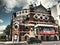 Grand opera house in Belfast - blue sky and clouds