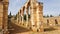 The Grand Palace. The ruins of the Umayyad city of Anjar. Beqaa Valley, Lebanon