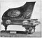 A grand piano of the 19th century.