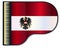 Grand Piano Austrian Flag