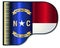 Grand Piano North Carolina Flag