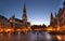 Grand Place Brussels at night