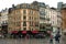 Grand Place in Lille, France on rainy day