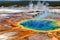 The grand prismatic pool, Yellowstone National Park.