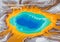 The Grand Prismatic Spring in Yellowstone National Park