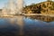 Grand Prismatic Spring at Yellowstone national park,WY,USA