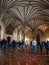 The Grand Refectory, the biggest hall in Malbork Castle with beautiful gothic rib vault ceiling