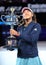 Grand Slam Champion Naomi Osaka of Japan posing with Australian Open trophy after her victory in final match at 2019 Australian Op