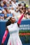 Grand Slam champion Serena Williams of United States in action during her round three match at US Open 2016