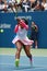 Grand Slam champion Serena Williams of United States in action during her round three match at US Open 2016