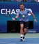 Grand Slam Champion Stanislas Wawrinka of Switzerland in action during his 2019 US Open quarter-final match