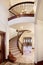 The grand staircase in a custom built house.