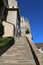 Grand Stairway toward Episcopal City in Rocamadour, France.