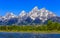 Grand Teton Mountain Landscape