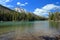 Grand Teton National Park, Beautiful Landscape of String Lake, Mount Moran and Teton Range in the Rocky Mountains, Wyoming, USA