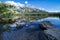 Grand Teton National Park - view of Bradley Lake, a beautiful alpine lake