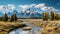 Grand Teton National Park Wyoming - made with Generative AI tools