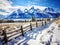 Grand Tetons  Made With Generative AI illustration